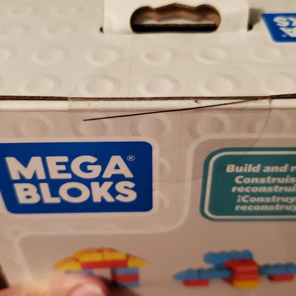 NEW Mega Bloks Let's Build 40 Piece Building Set Fisher-Price New Unopened Box